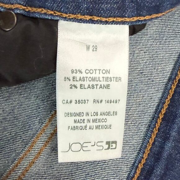 Joe's Jeans Women’s Colombes Dark Wash Straight Blue Denim Jeans Size 29 Casual - Picture 4 of 9